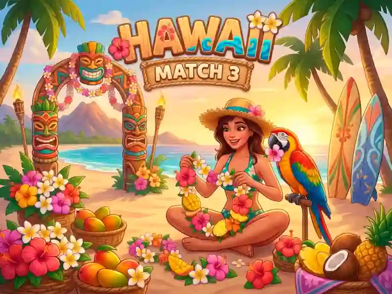 Hawaii Match 3 — безплатна онлайн игра