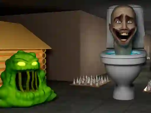 Toilet Monster Attack Sim 3D — безплатна онлайн игра