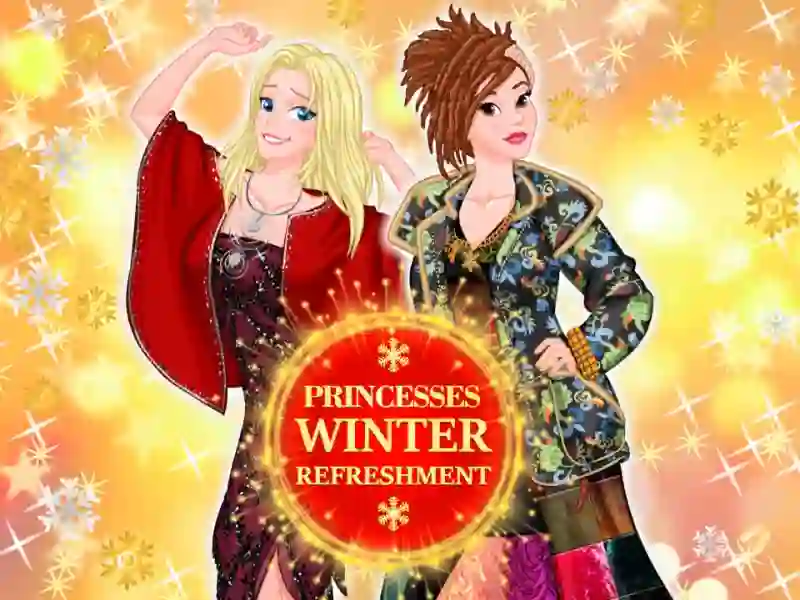 Princesses winter refreshment — безплатна онлайн игра