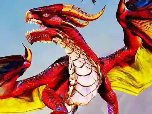 Flying Dragon City Attack — безплатна онлайн игра