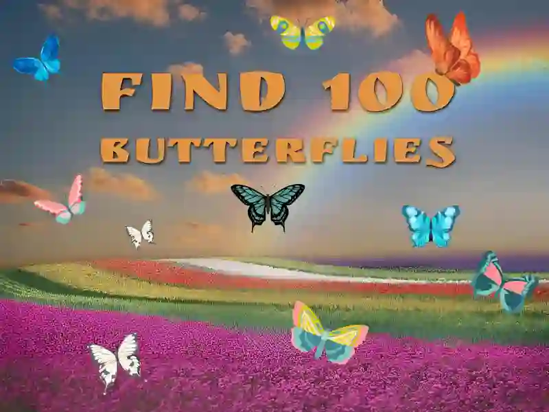 Find 100 butterflies — безплатна онлайн игра