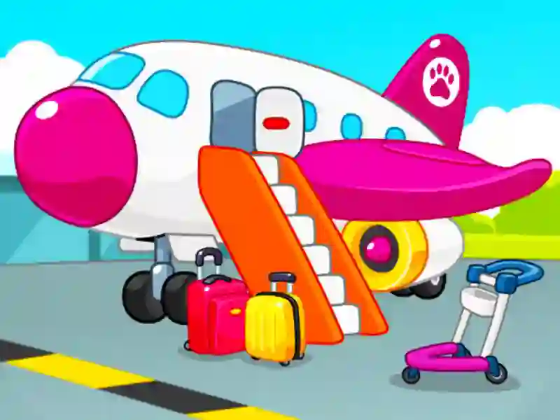 Kids Airport Adventure — безплатна онлайн игра
