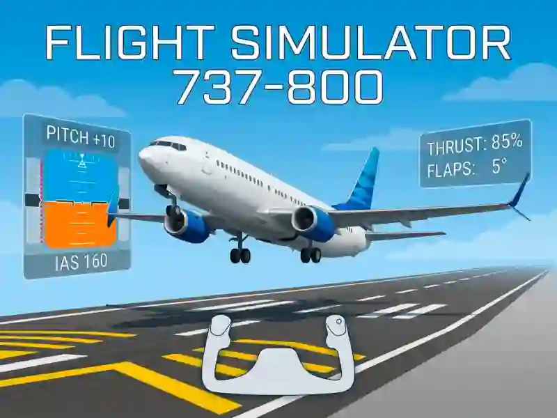 Flight Simulator 737-800 — безплатна онлайн игра