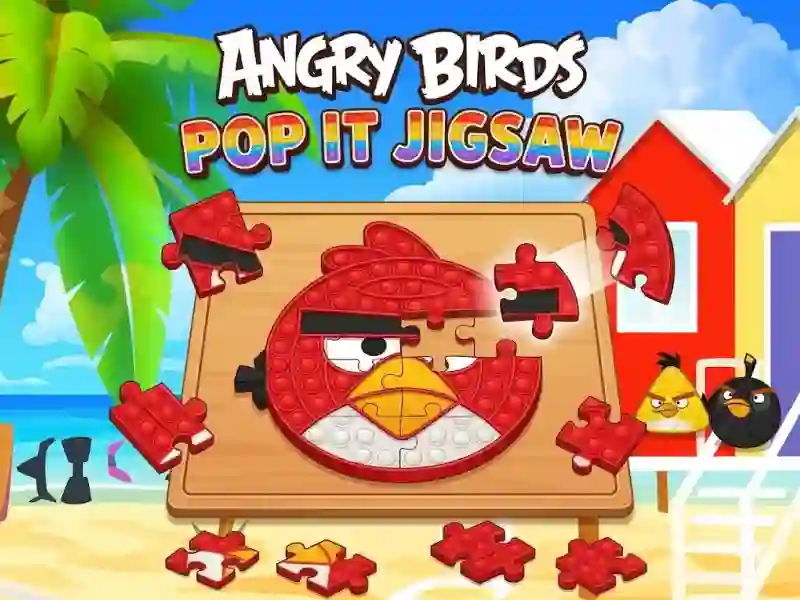Angry Birds Pop It Jigsaw — безплатна онлайн игра