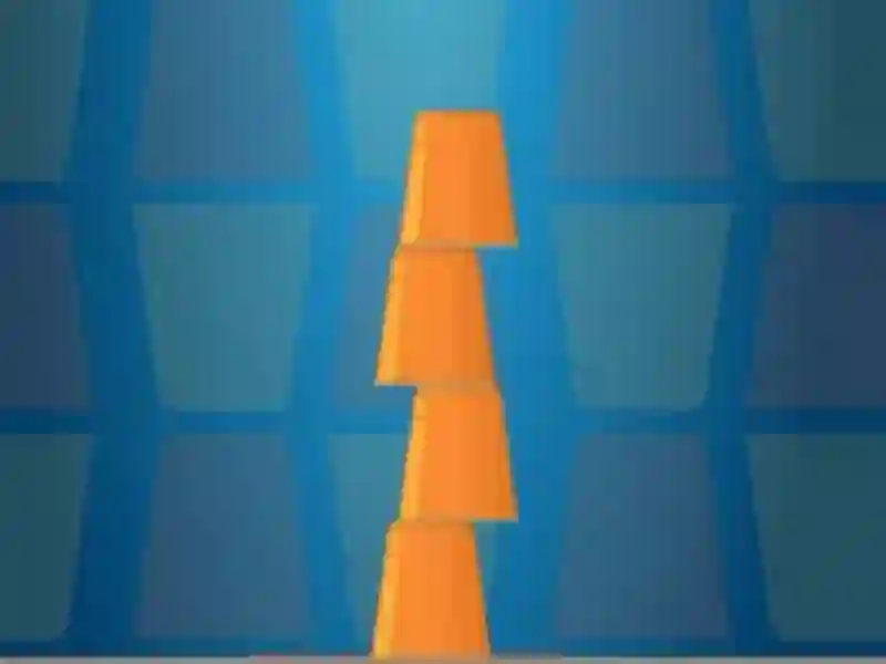 Cups Tower Builder — безплатна онлайн игра