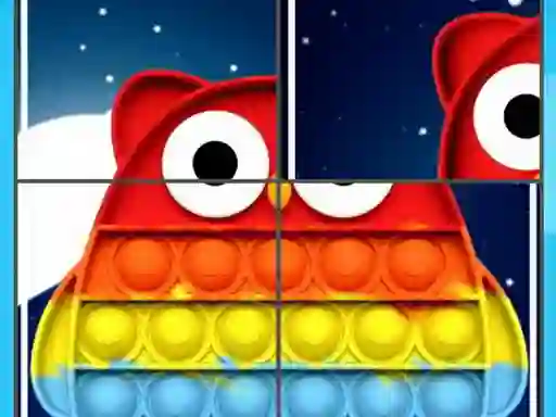 Owl Pop It Rotate — безплатна онлайн игра