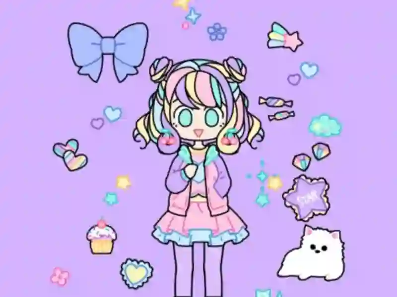 Pastel Girl Dress Up — безплатна онлайн игра