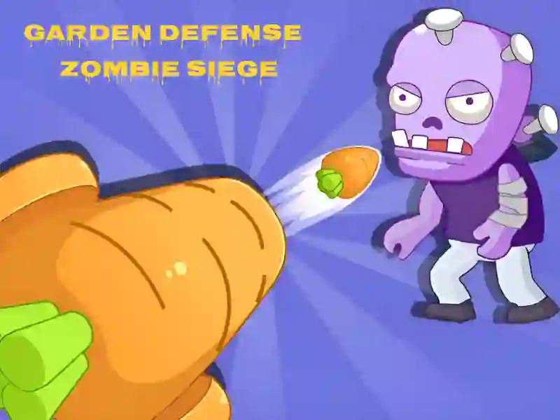 Garden Defense - Zombie Siege — безплатна онлайн игра