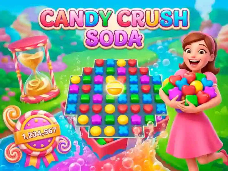 Candy Crush Soda — безплатна онлайн игра