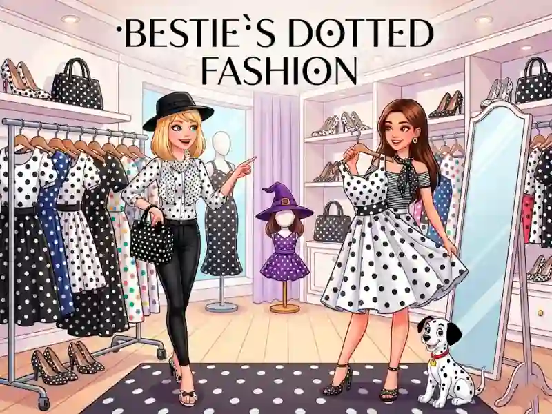 Bestie`s Dotted Fashion — безплатна онлайн игра