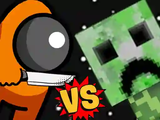 Among vs Creeper Fight — безплатна онлайн игра