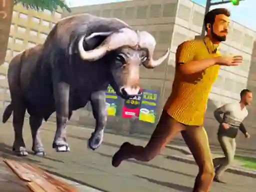 Angry Bull Attack Wild Hunt Simulator — безплатна онлайн игра