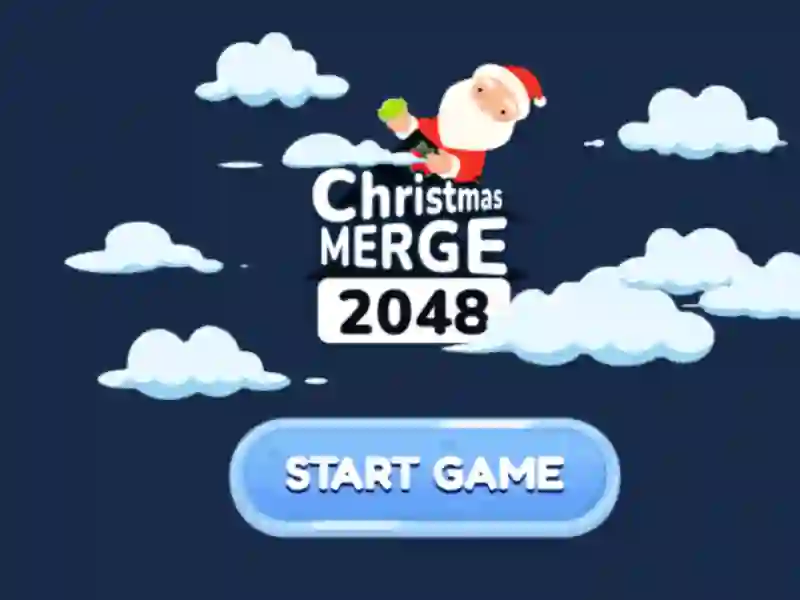 Christmas Merge 2048 — безплатна онлайн игра