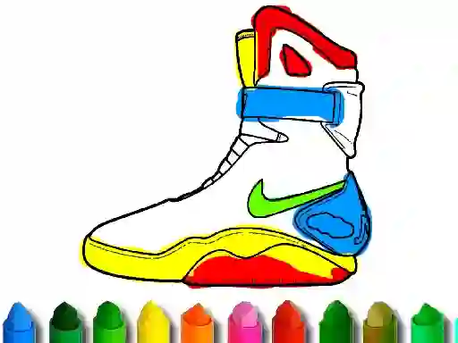 Back To School: Shoe Coloring — безплатна онлайн игра