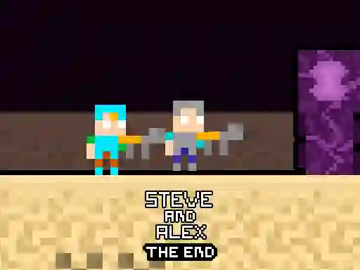 Steve and Alex TheEnd — безплатна онлайн игра