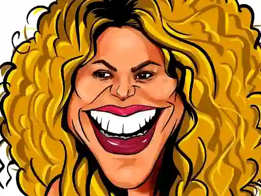 Shakira Funny Face — безплатна онлайн игра