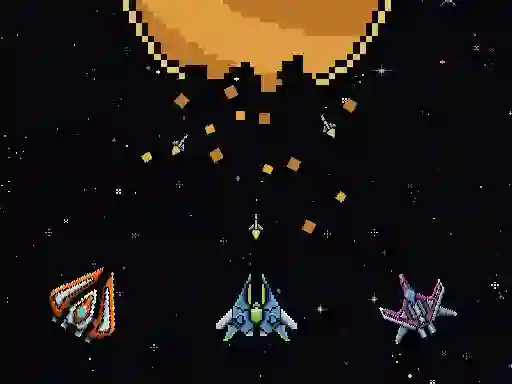 Galactic Pixel Storm — безплатна онлайн игра