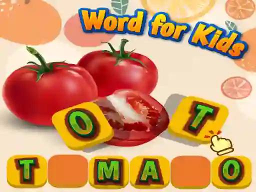 Fruits and Vegetables Word for Kids — безплатна онлайн игра