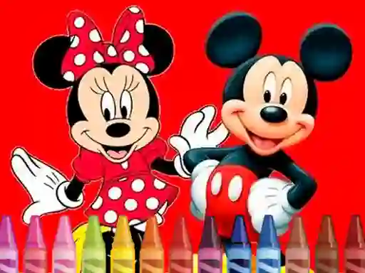 Mickey Mouse Coloring — безплатна онлайн игра