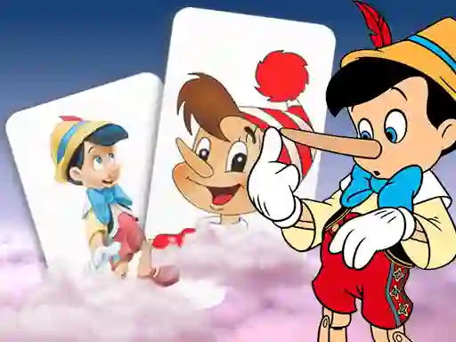 Pinocchio Memory card Match — безплатна онлайн игра
