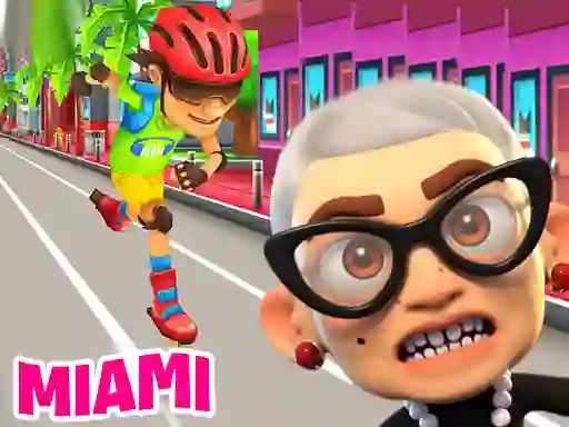 Angry Gran Miami — безплатна онлайн игра