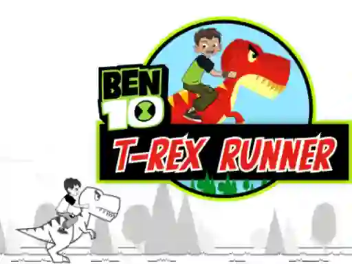 Ben 10 T-Rex Runner — безплатна онлайн игра