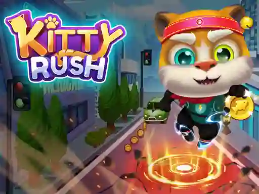 Kitty Rush — безплатна онлайн игра