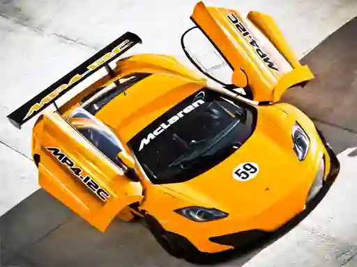 McLaren GT3 Puzzle — безплатна онлайн игра