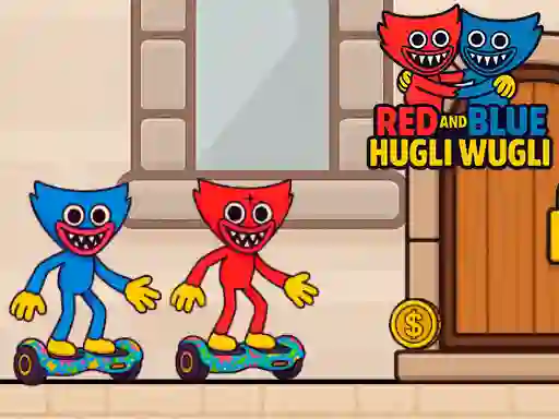 Red and Blue Hugli Wugli — безплатна онлайн игра