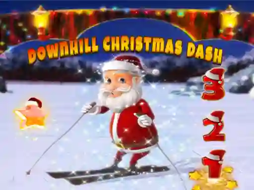 Downhill Christmas Dash — безплатна онлайн игра