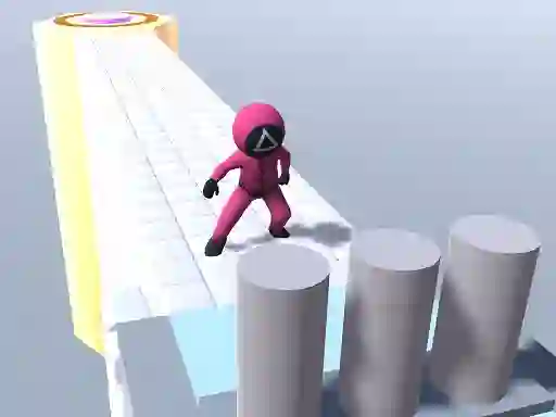 Squid Gamer Runner Obstacle — безплатна онлайн игра