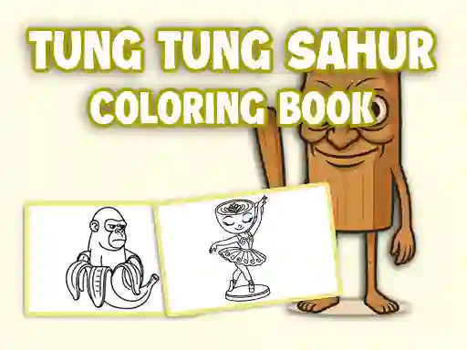 Tung Tung Sahur Coloring Book — безплатна онлайн игра