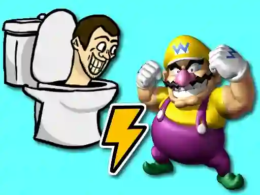 Skibidi Toilet vs Wario — безплатна онлайн игра