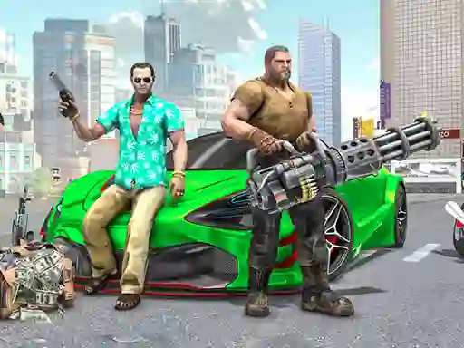 Real Gangster City Crime Car Simulator Game — безплатна онлайн игра