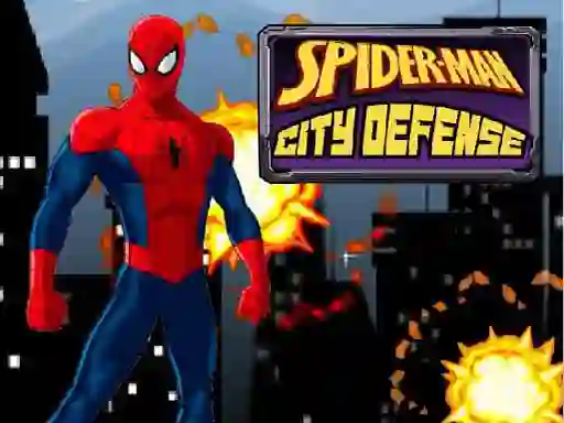 Spiderman City Defense — безплатна онлайн игра
