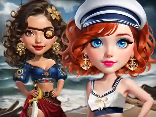 Sailor Chic vs Pirate Charm — безплатна онлайн игра