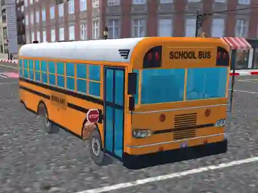 Bus School Park Driver — безплатна онлайн игра