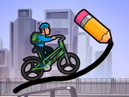 Draw The Bike Bridge — безплатна онлайн игра