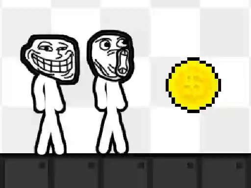 Troll Stick Face Escape — безплатна онлайн игра
