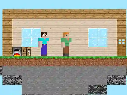 Steve and Alex — безплатна онлайн игра