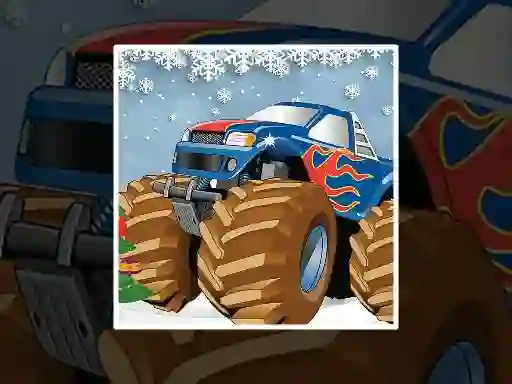 Winter Monster Truck Puzzles — безплатна онлайн игра