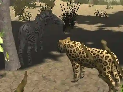 African Cheetah Hunting Simulator — безплатна онлайн игра