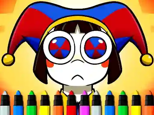 Digital Circus Coloring Adventure — безплатна онлайн игра