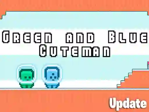 Green and Blue Cuteman — безплатна онлайн игра