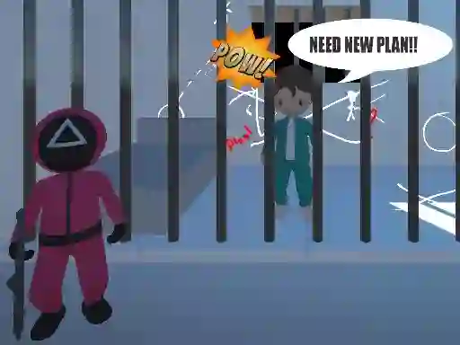 Escape Plan in Squid Game — безплатна онлайн игра
