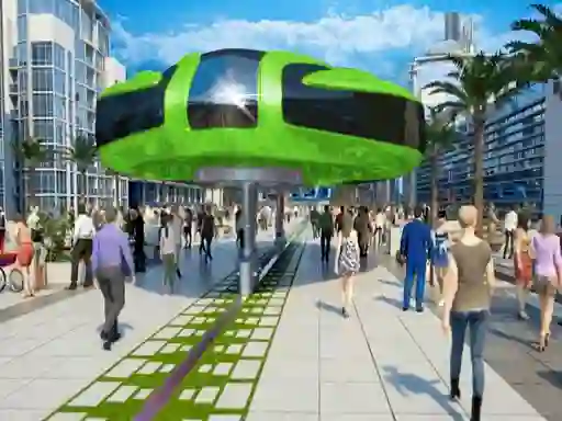 Gyroscopic Elevated Bus Simulator Public Transport — безплатна онлайн игра