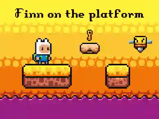 Finn on the platform — безплатна онлайн игра