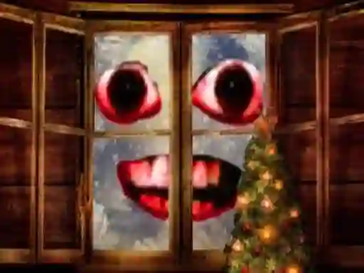 New Year: Santa Claus outside the window — безплатна онлайн игра