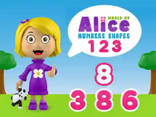 World of Alice Numbers Shapes — безплатна онлайн игра