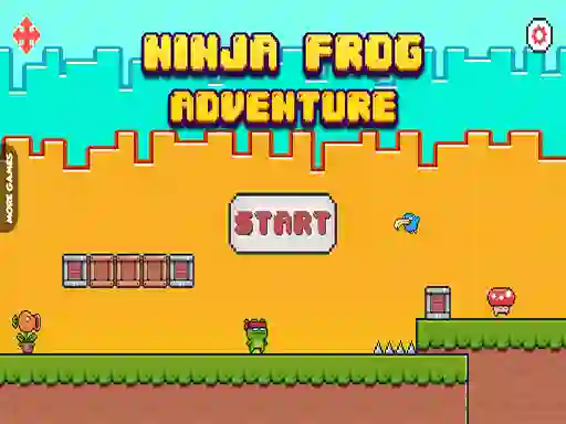 Ninja Frog Adventure — безплатна онлайн игра